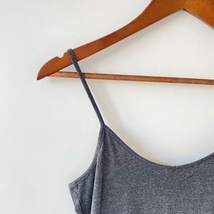 Forever 21, size S, long dark gray straight stretchy dress